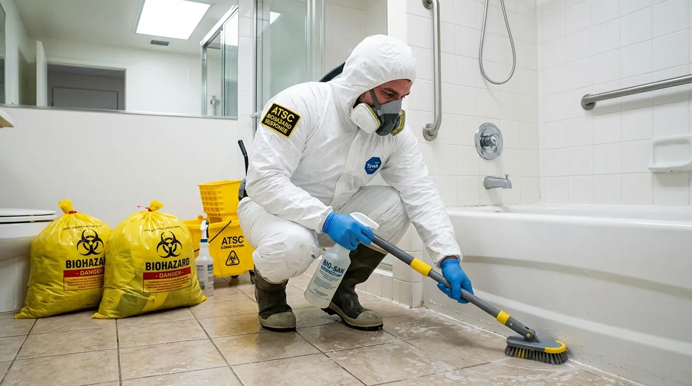 Decontamination equipment deployed for Blood Cleanup in Newton Corner